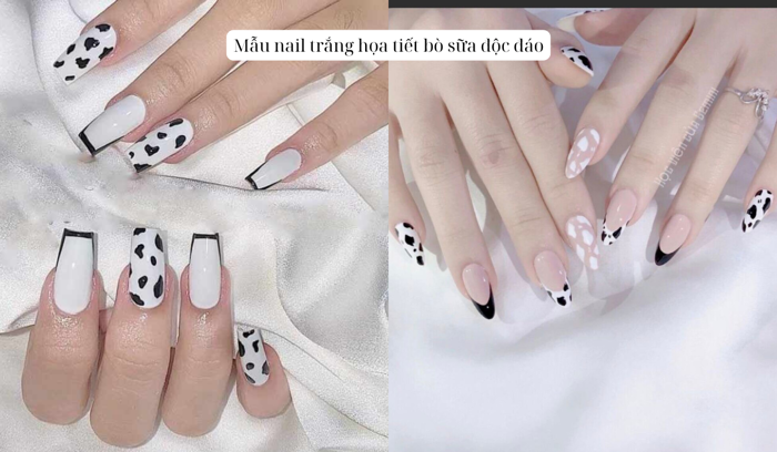 15+ Mẫu Nail Trắng Đính Đá Đẹp Nhất Cho Nàng Năm 2025