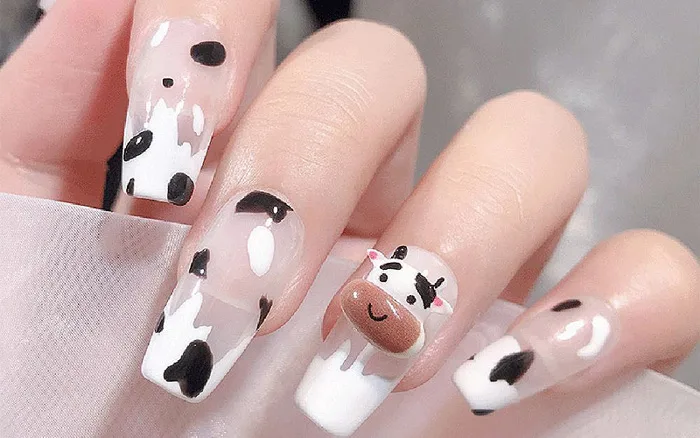10+ Mẫu nail bò sữa siêu đẹp dành cho các bạn trẻ