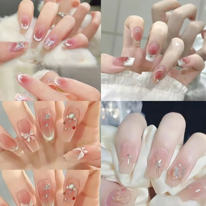 Gợi Ý 25 Mẫu Nail Cô Dâu Đẹp Đơn Giản Nhẹ Nhàng