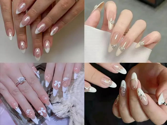 Chọn mẫu nail cô dâu HOT TREND cho nàng dâu hiện đại