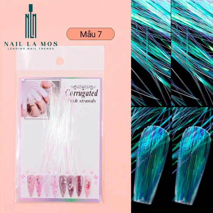 Dây Kim Tuyến Nail Dạ Quang (Túi ~200 Sợi) – NAIL LA MOS