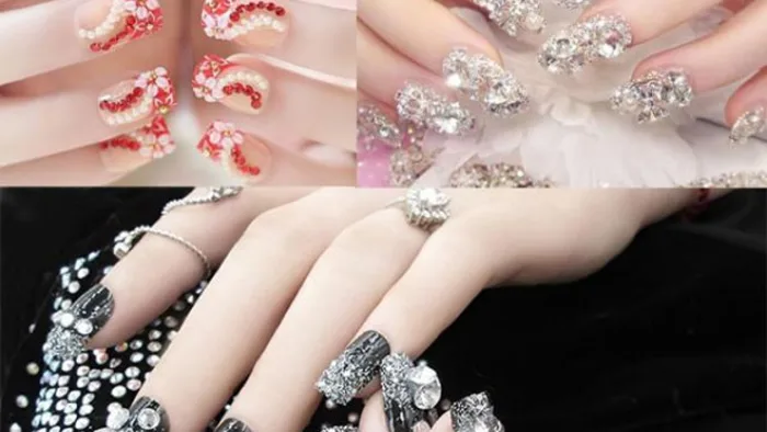 Nail đính đá: 18 mẫu đơn giản đẹp dẫn đầu xu hướng hiện nay