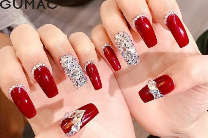 9 Bộ sưu tập mẫu nail đính đa SANG CHẢNH bắt mắt nhất