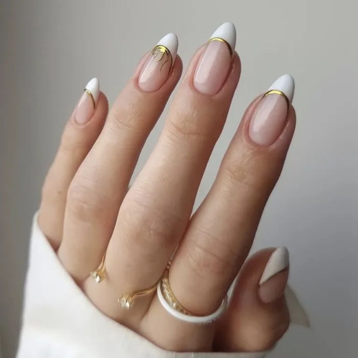 Top 100+ mẫu nail sơn đầu móng trắng sang chảnh, thanh lịch