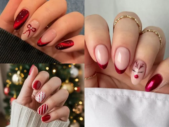 30+ mẫu nail Noel lung linh, nổi bật trong mùa Giáng sinh