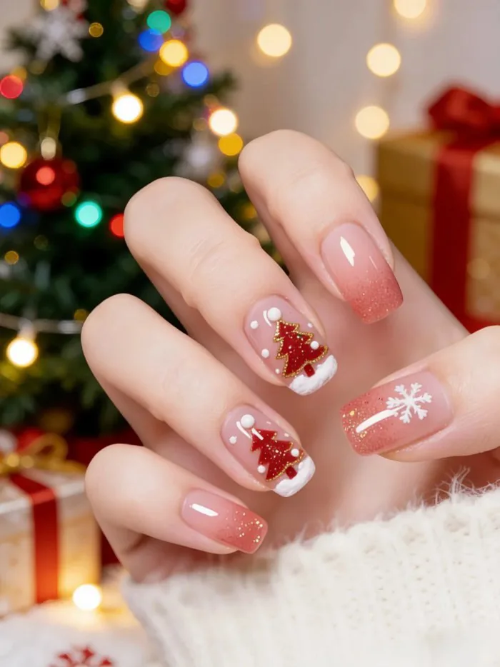 101+ mẫu nail noel HOT, TOP mẫu móng tay noel đẹp đông 2026