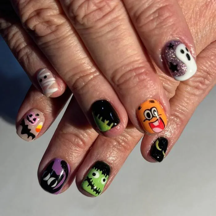 12 ý tưởng nail cho đêm Halloween ma mị