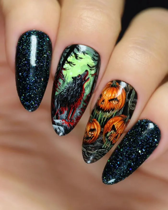 12 ý tưởng nail cho đêm Halloween ma mị