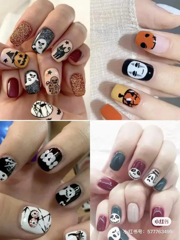 99+ Ý tưởng mẫu nail halloween đẹp, Nail Halloween kinh dị