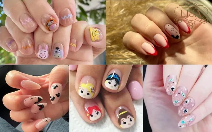 Top 6 mẫu nail hoạt hình xinh xắn đáng yêu Top 6 mẫu nail hoạt hình xinh xắn đáng yêu