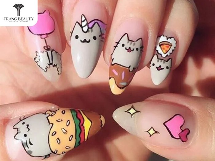 Top 99+ nail hoạt hình đơn giản dễ thương cho các cô nàng Top 99+ nail hoạt hình đơn giản dễ thương cho các cô nàng