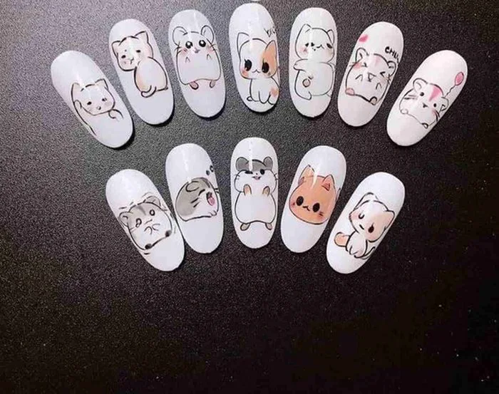100+ mẫu vẽ nail hoạt hình nghệ thuật đơn giản mà đẹp 100+ mẫu vẽ nail hoạt hình nghệ thuật đơn giản mà đẹp