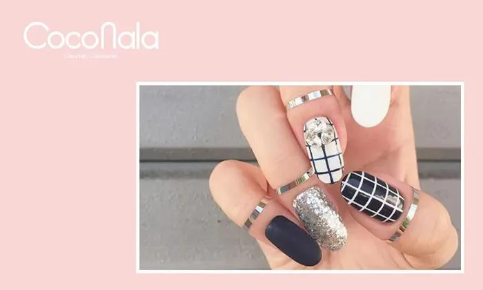 Những mẫu nail kẻ caro sành điệu theo phong cách riêng