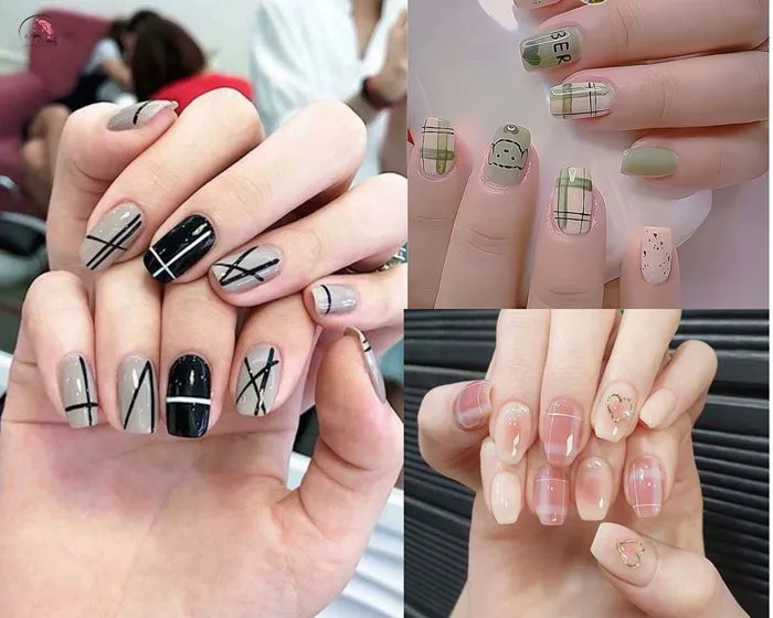 40+ Mẫu Nail Kẻ Sọc Đẹp Cho Nàng Cá Tính Sành Điệu