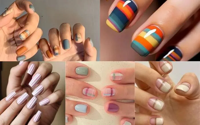 Top 150+ Những Mẫu Nail Kẻ Sọc Đẹp, Hot Trend Năm 2026