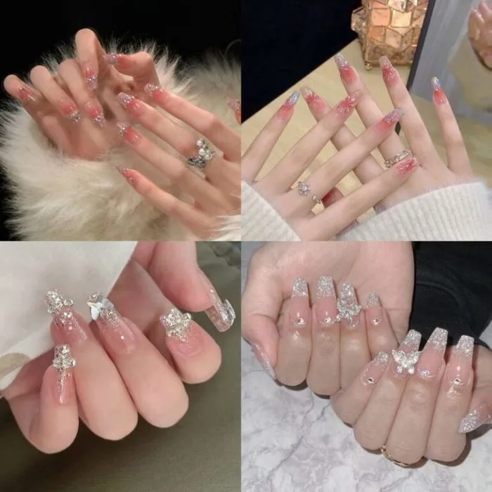 Gợi Ý 10 Mẫu Nail Kim Tuyến Đẹp Cho Nàng Thêm Tỏa Sáng