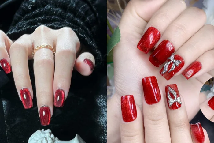 Tổng Hợp 19 Mẫu Nail Tết Mắt Mèo Hot Trend 2026