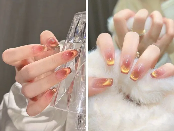 Top 30+ mẫu nail thạch mắt mèo trendy, sang chảnh hiện nay