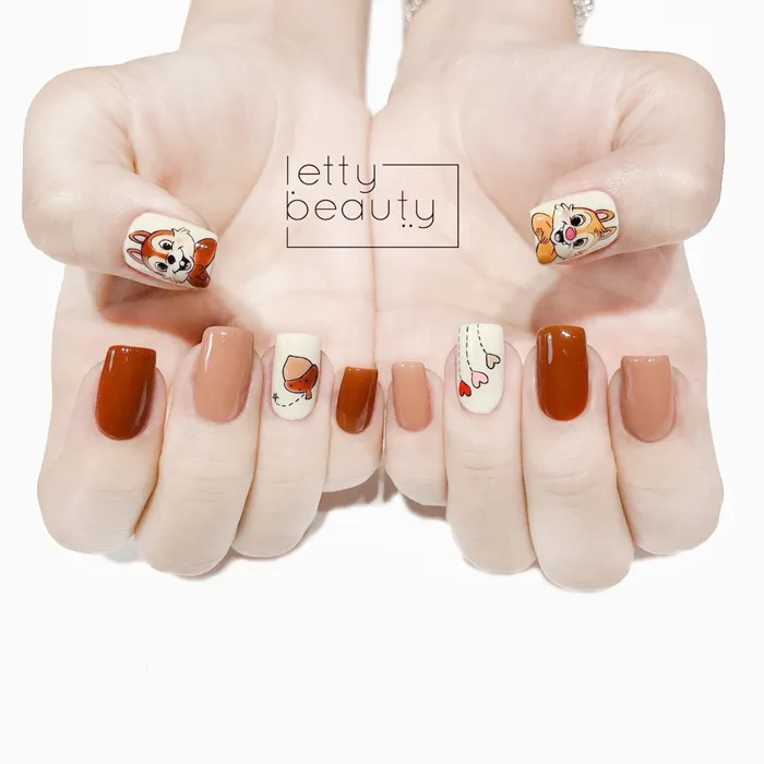 Loạt mẫu nail xinh bá cháy hợp mùa thu, chị em mau “bung lụa” ngay để có  bàn tay sang chảnh