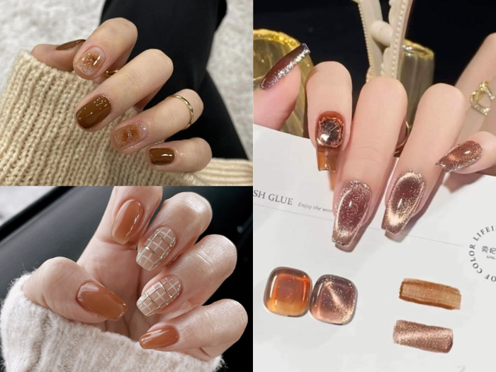 15+ mẫu nail màu nâu đẹp tôn da và bí quyết chọn màu phù hợp phong cách