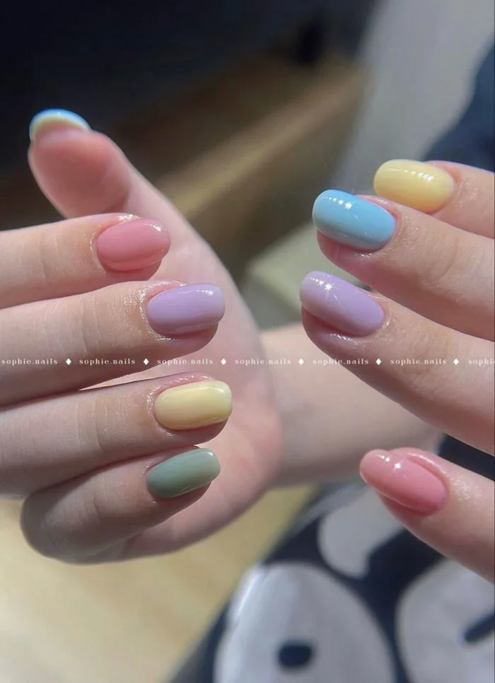 Nail Cầu Vồng