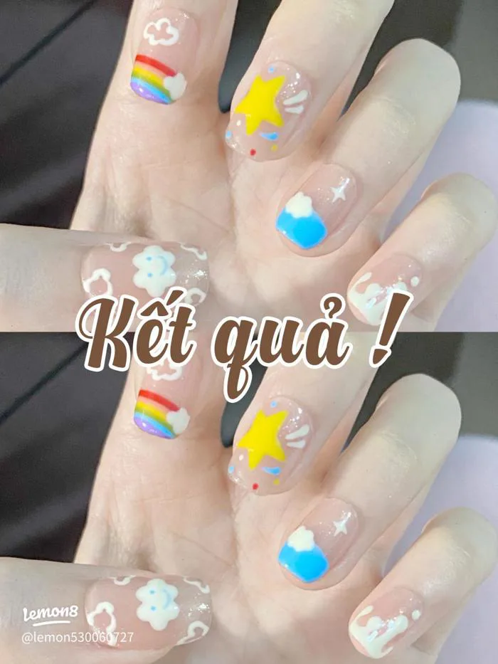 100+ Mẫu Nail Cầu Vồng Đẹp Lung Linh, 7 Sắc Ngọt Ngào Cho Tay Chân