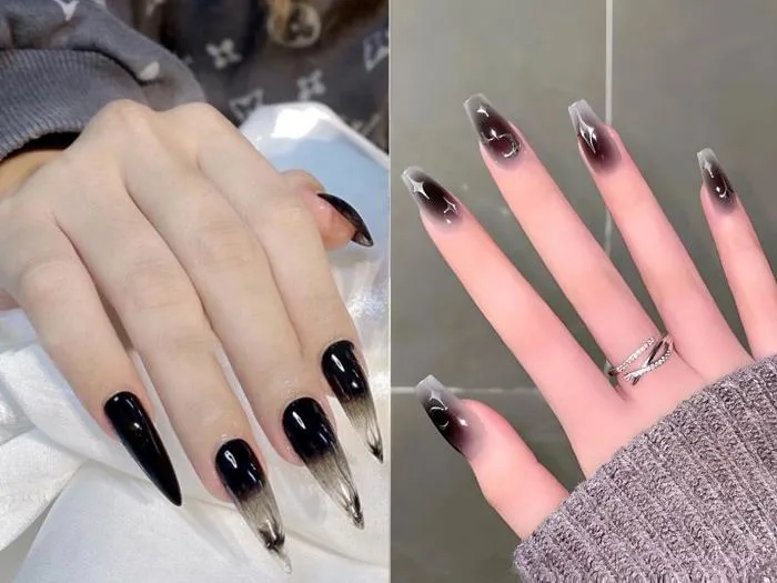 Gợi ý 20+ mẫu nail màu đen sang chảnh, cá tính
