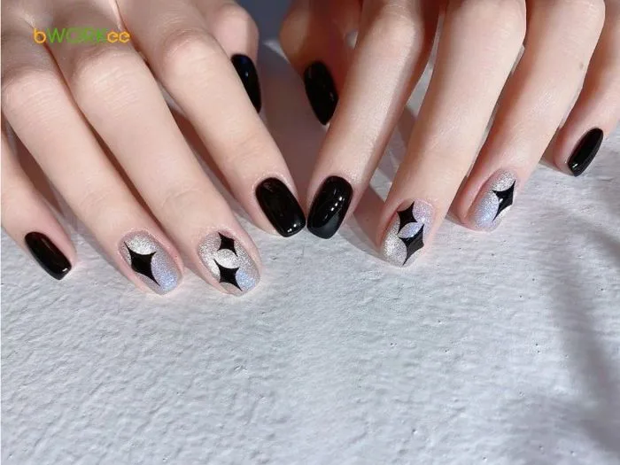50+ Mẫu Nail Màu Đen Đẹp, Đơn Giản, Thời Thượng - Xu Hướng Thời Trang
