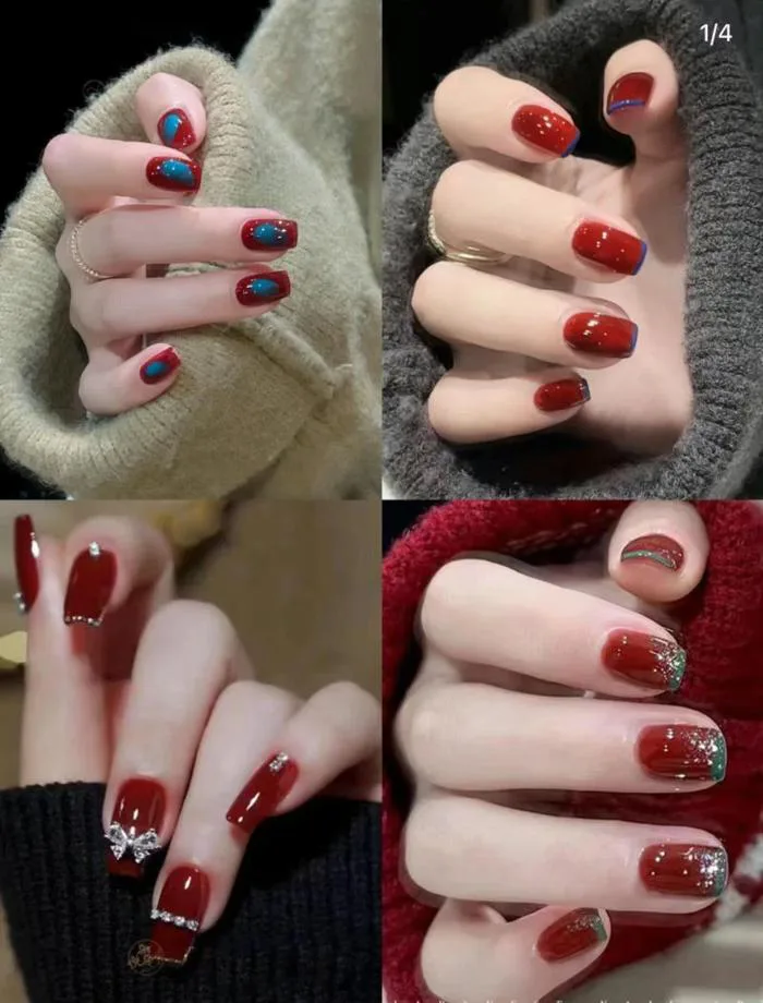 Gợi ý 100+ Mẫu nail tết 2026 cực xinh, nail Tết màu đỏ cực sang