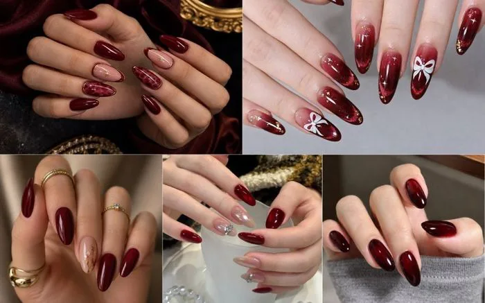 Top 30+ Mẫu Nail Đỏ Rượu Vang Sang Chảnh, Quyến Rũ 2026 Top 30+ Mẫu Nail Đỏ Rượu Vang Sang Chảnh, Quyến Rũ 2026