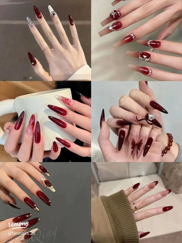 99+ mẫu nail đỏ sang chảnh 2024: đỏ rượu, đỏ mận, móng nhọn siêu quyến rũ 99+ mẫu nail đỏ sang chảnh 2024: đỏ rượu, đỏ mận, móng nhọn siêu quyến rũ