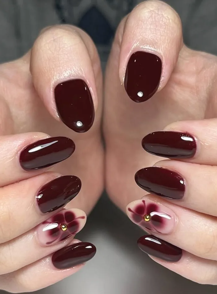 55+ Mẫu nail màu đỏ rượu đẹp quyến rũ cho nàng 55+ Mẫu nail màu đỏ rượu đẹp quyến rũ cho nàng