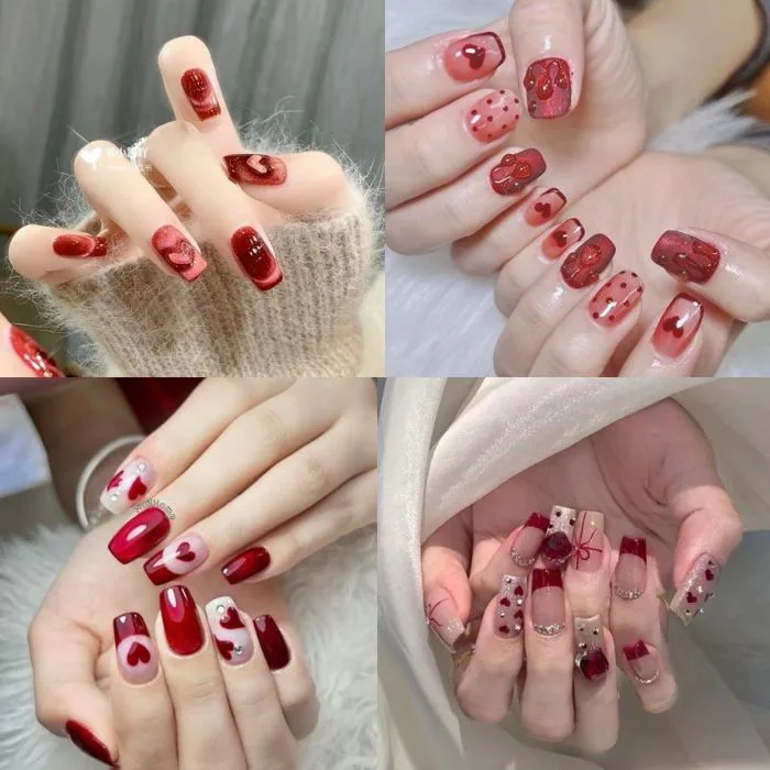 Lưu Ngay 35+ Mẫu Nail Tay Màu Đỏ Sáng Da, Sang Chảnh Lưu Ngay 35+ Mẫu Nail Tay Màu Đỏ Sáng Da, Sang Chảnh