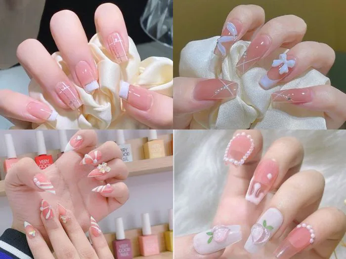 Top 99+ mẫu nail hồng đẹp nhất cho cô nàng mê đắm