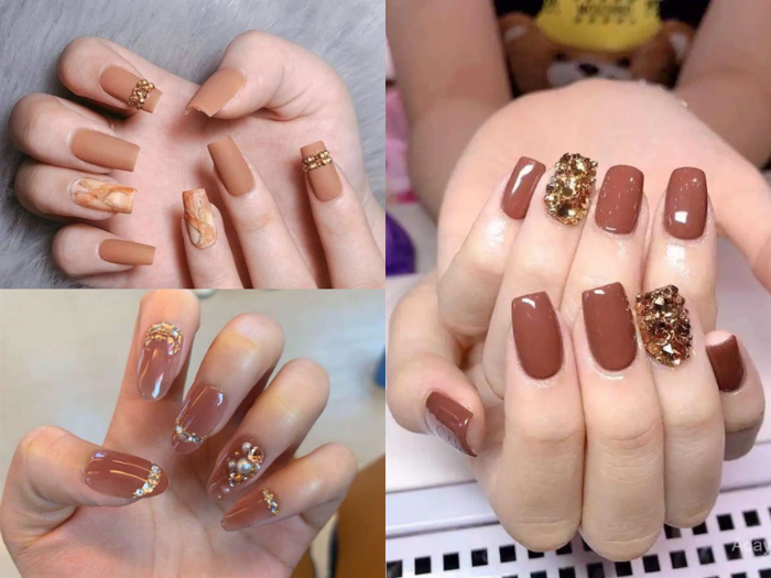 15+ mẫu nail màu nâu đẹp tôn da và bí quyết chọn màu phù hợp phong cách