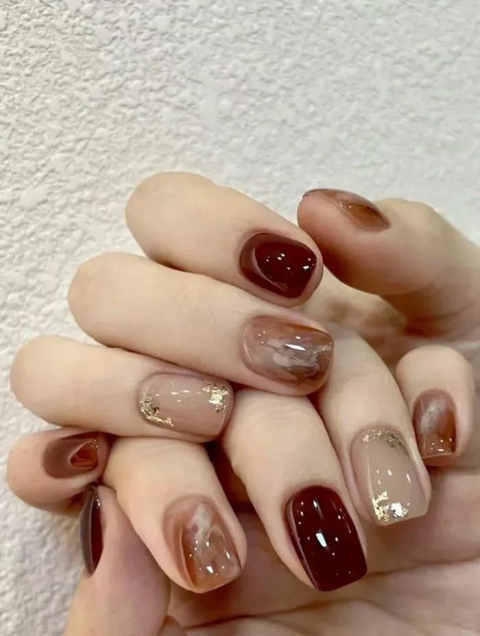 100+ mẫu nail màu nâu tinh tế, sang chảnh khiến nàng không thể rời mắt