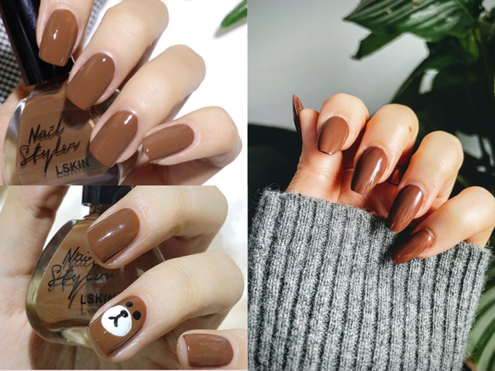 15+ mẫu nail màu nâu đẹp tôn da và bí quyết chọn màu phù hợp phong cách