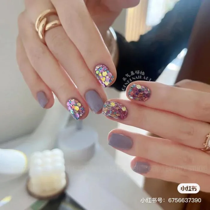 99+ mẫu nail màu tím đẹp, nail màu tím nữ tính HOT TREND