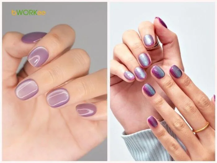100+ Mẫu Nail Màu Tím Đẹp, Nữ Tính HOT TREND: Tuyệt Chiêu Chọn Màu Tôn Da