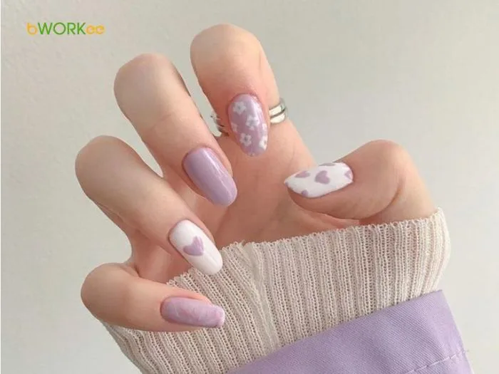 100+ Mẫu Nail Màu Tím Đẹp, Nữ Tính HOT TREND: Tuyệt Chiêu Chọn Màu Tôn Da