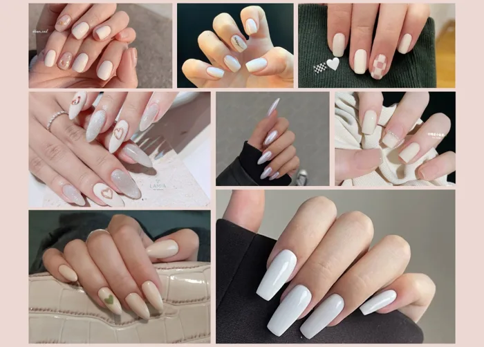 Gợi Ý 49+ Mẫu Nail Màu Trắng Sữa Tinh Tế, Sang Trọng 2024 | TIKI