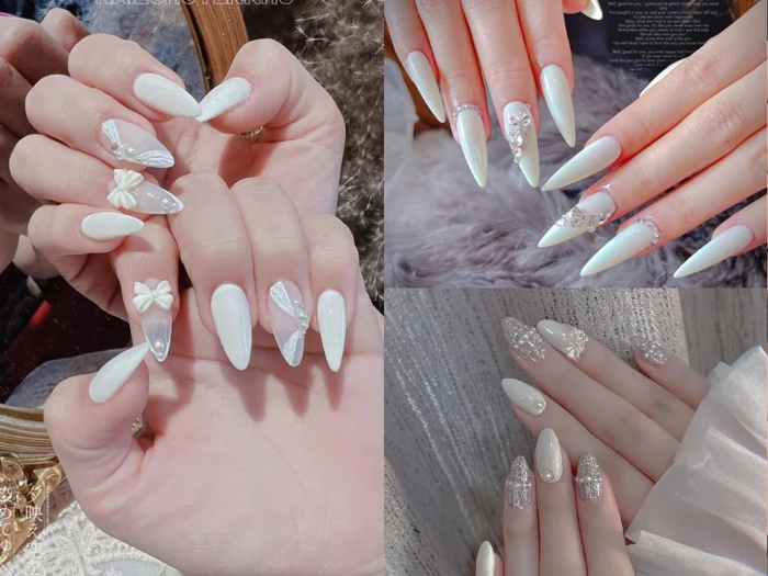 Top 30+ mẫu nail cô dâu tinh tế, thanh lịch trong ngày đặc biệt – Kềm Nghĩa  - Nghia Nippers