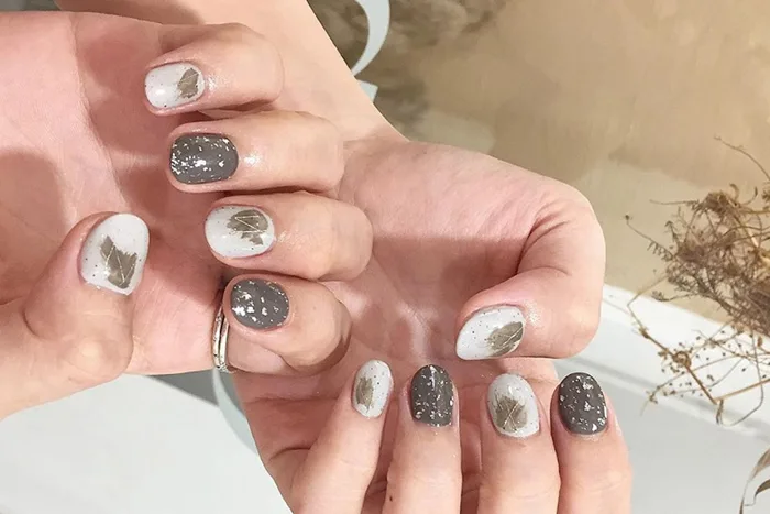 Top 50+ mẫu nail màu xám sang chảnh của giới trẻ