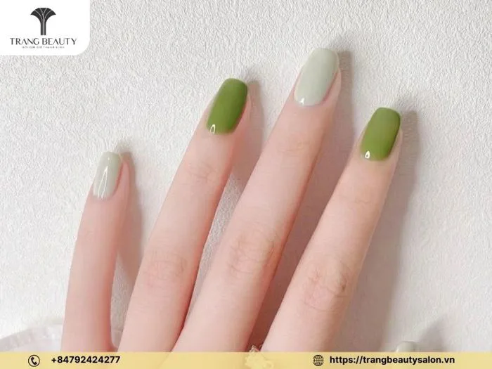99+ mẫu nail xanh bơ đẹp sang chảnh, tươi trẻ nhất