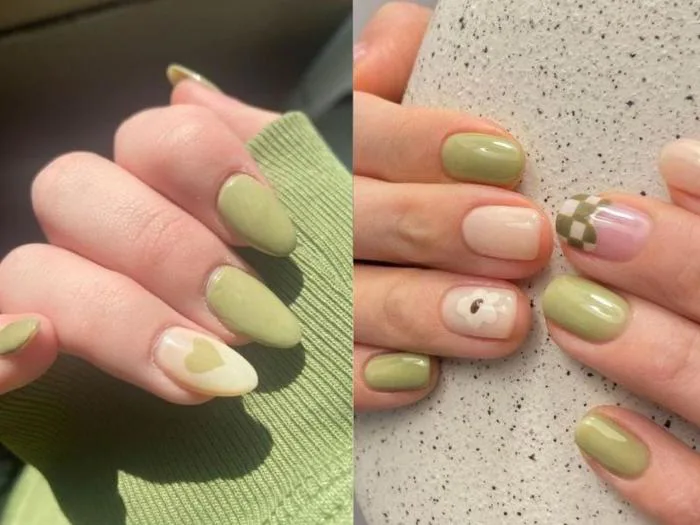 40+ mẫu nail màu xanh độc đáo, đầy sức hút