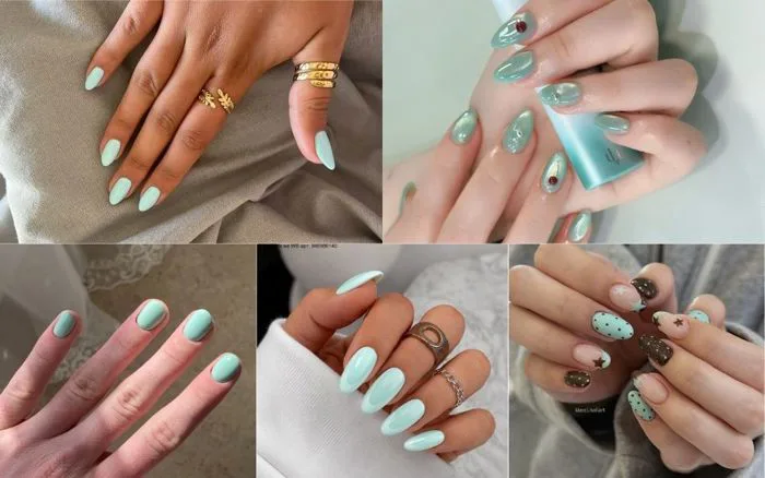 Top 30+ Mẫu Nail Xanh Mint Đẹp, Tôn Da, Xu Hướng 2026