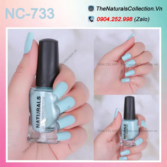 Breakfast On 5th 733 - Sơn Móng Tay Hữu Cơ Màu Xanh Mint