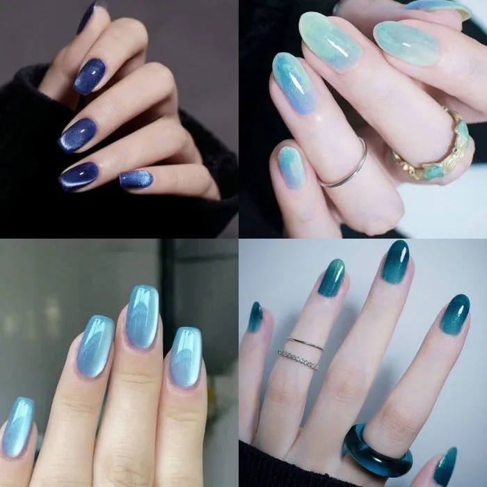 Bỏ Túi 20+ Mẫu Nail Màu Xanh Dương Thanh Lịch, Cá Tính