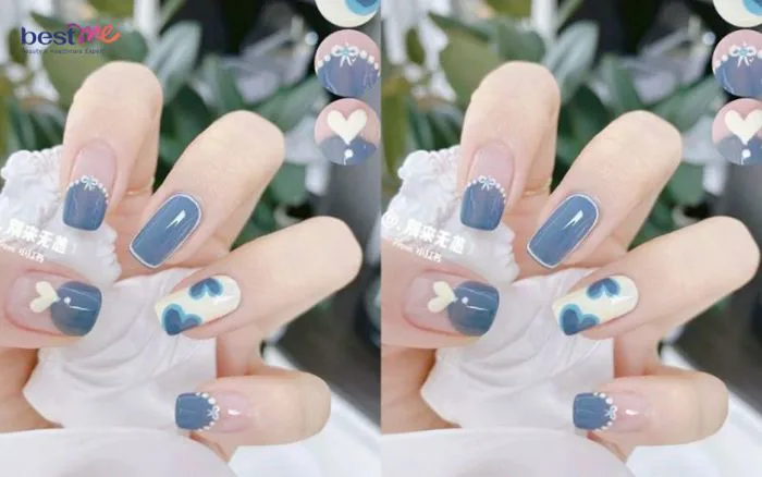 200 mẫu móng tay đẹp màu xanh đủ loại cực sành điệu, cuốn hút