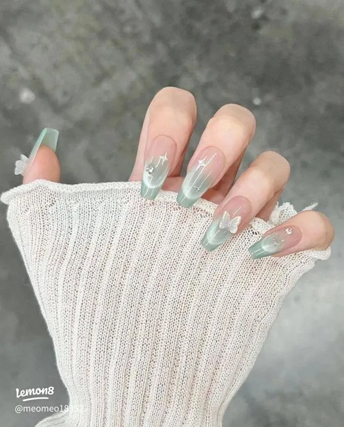Nail xanh lá pastel: 5 mẫu móng tay xinh nhẹ cho nàng mệnh Mộc